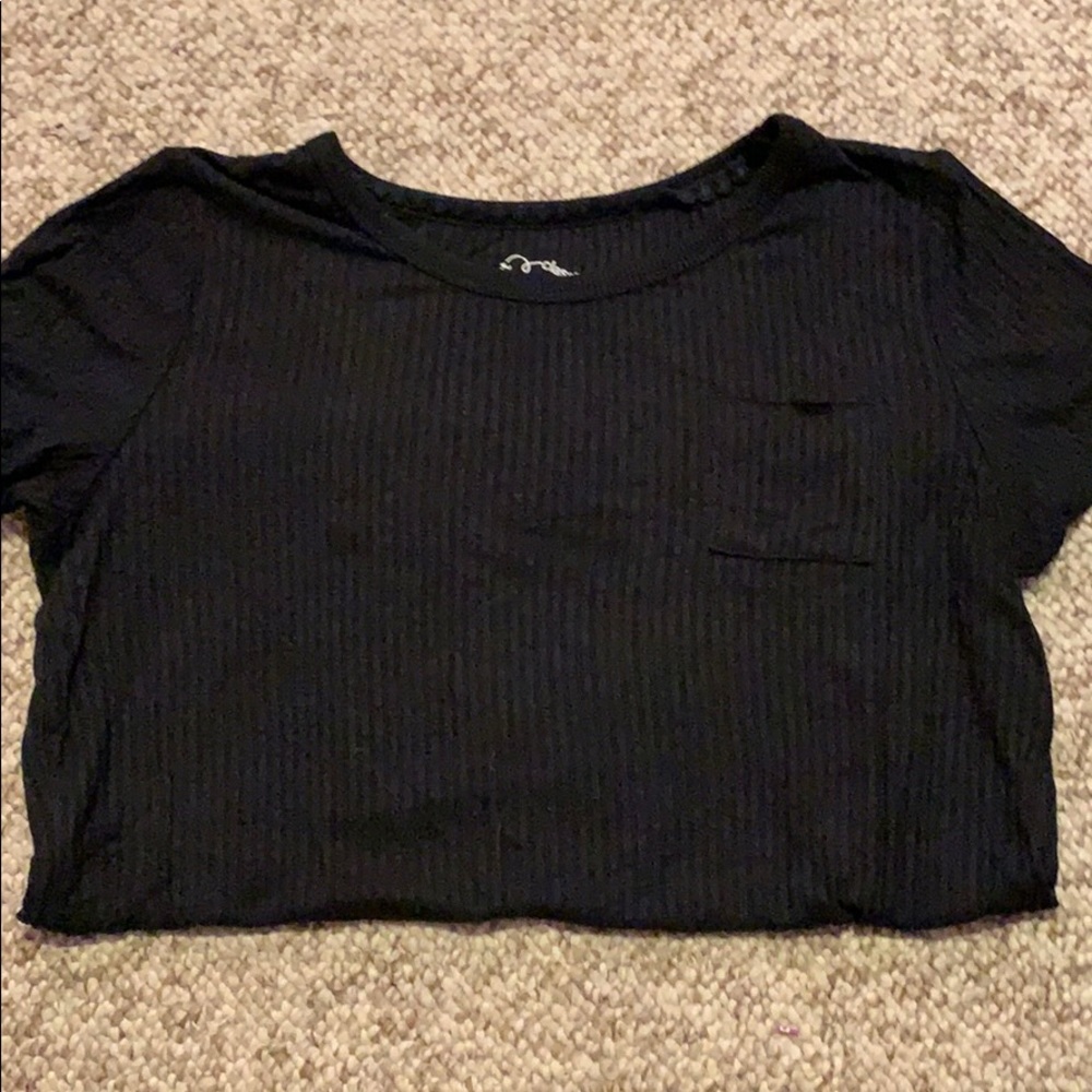 Girls black shirt size 10-12